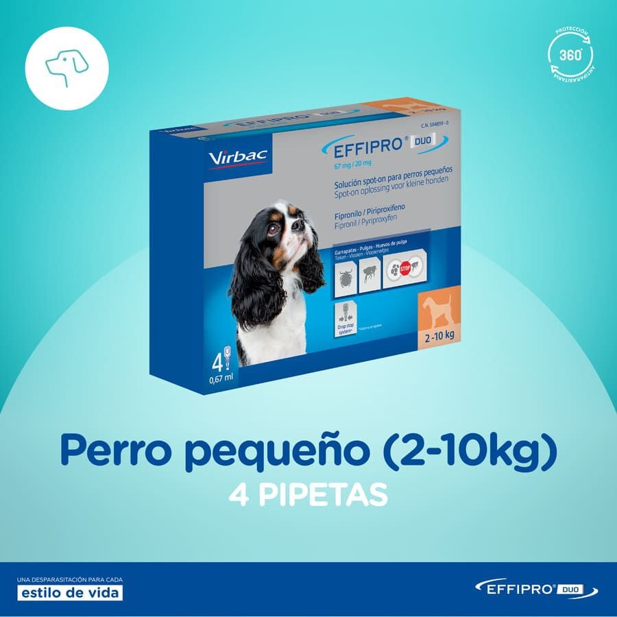 Effipro Duo pipetas antipar&aacute;sitos para perros, , large indicador imagen numero 3